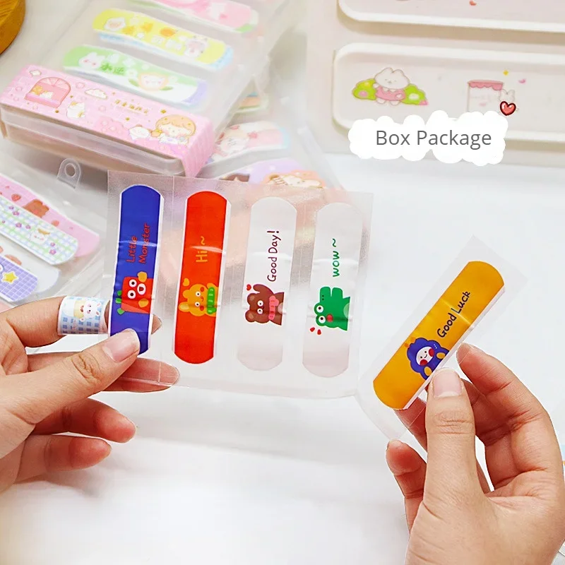 80pcs/box Cartoon Band Aid Kawaii Wound Dressing Patch for First Aid Strips for Children Kids Sticking Plaster Adhesive Bandages 5