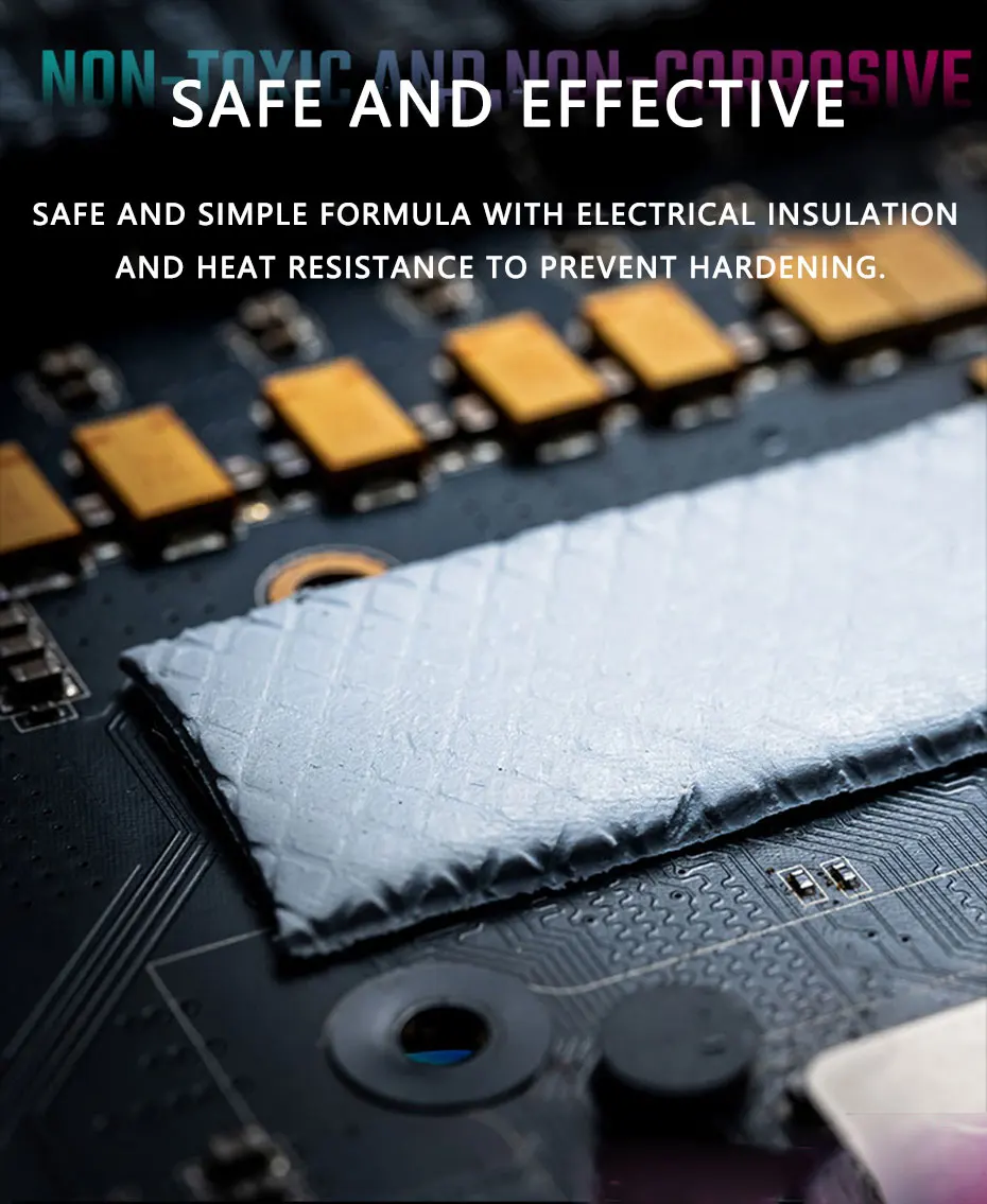 OEM 21W Thermal Pad Silicone Plaster Thermal Pad CPU GPU Water Cooling Mat 85x45