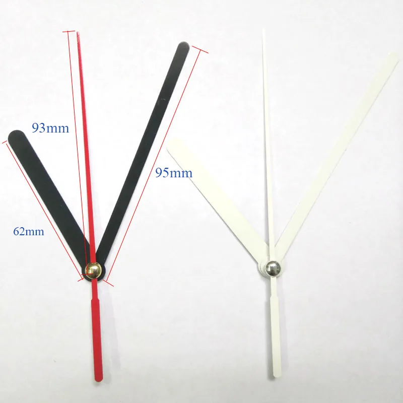 

100 set Quartz Clock Movement for Clock Mechanism Repair DIY clock parts accessories clock needle Not bent long hands bz027