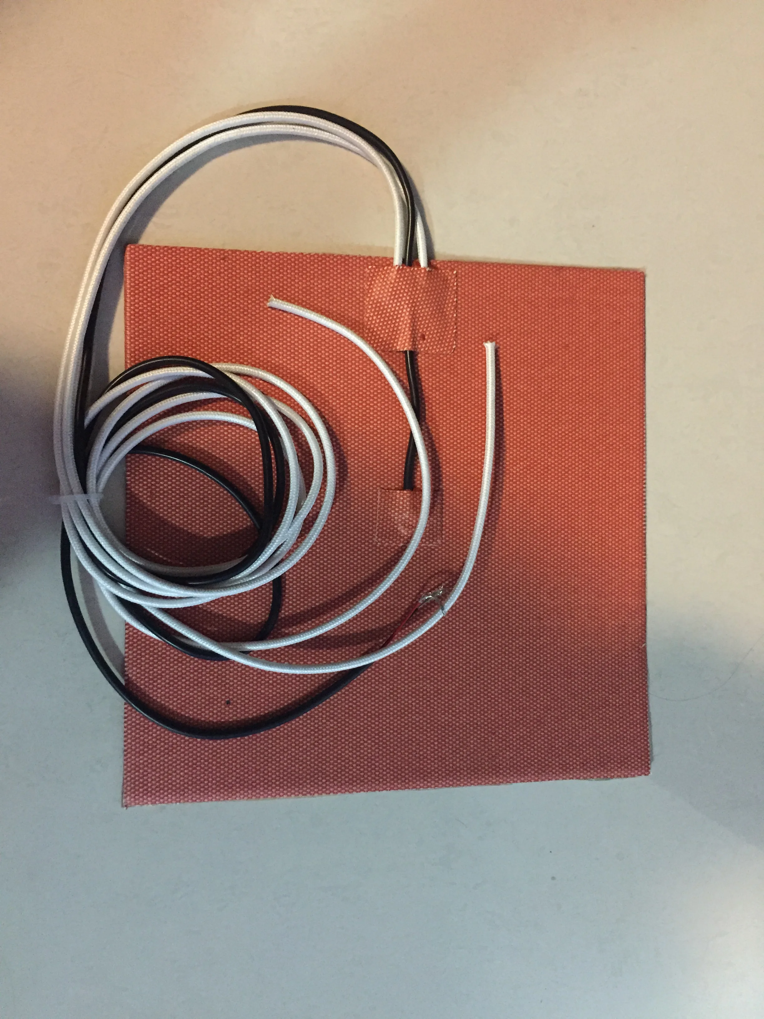 

Silicone Heating Pad 3D Printer Heater Heatbed 100 X 100mm w/ 3M PSA & NTC 100K Thermistor Free Shipping