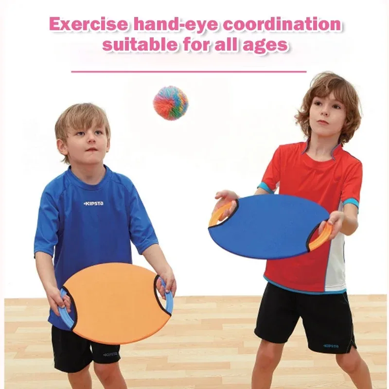 Outdoor Ball-catching Toys ball catching toys For Children Adults Interactive and Cooperative Games Elastic Disc Sports Toys Parent-child Parties