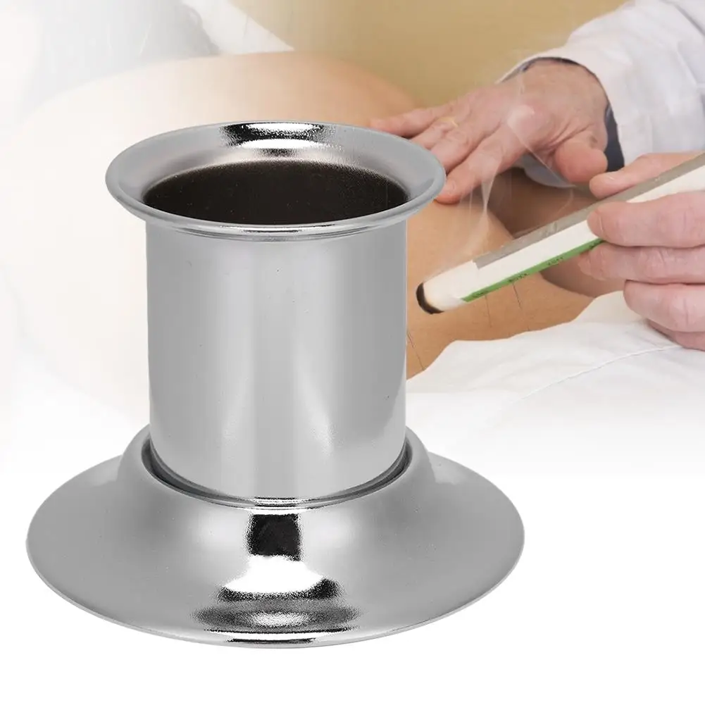 Washable Stainless Steel Moxa Extinguisher Roller Anti-Rust Smokeless Acupuncture & Moxibustion Device