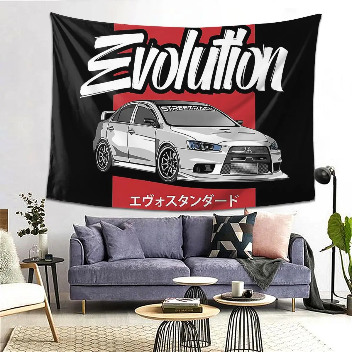 

Automotive Evolusion Aesthetic Home Decor Tapestry Art Wall Hanging Tapestries for Living Room Bedroom Dorm Room