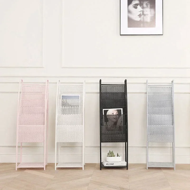 Bookshelf Landing Living Room Corner Multilayer Bookshelf Simple Modern And ShelfHigh Quality