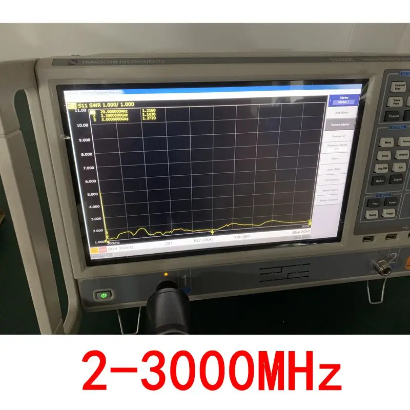 2-3000MHz 400-6000MHz 0-6000MHz 20-1000MHz 안테나 고출력 스펙트럼 분석기(테스트용) 0-6G 광대역 안테나