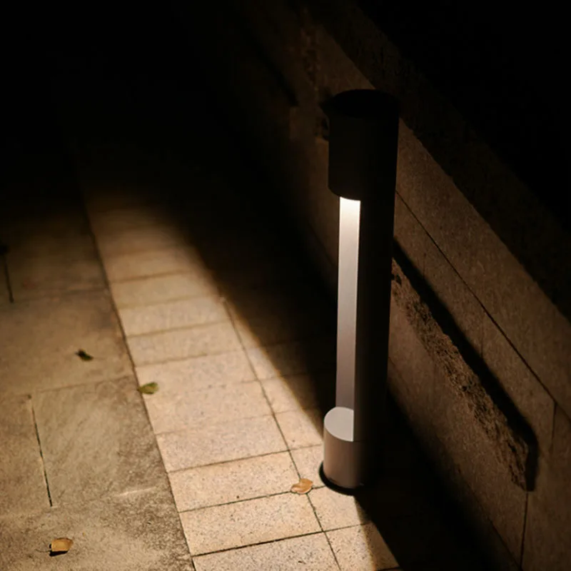 COB LED 잔디 램프 알루미늄 가로등, 정원 안뜰 빌라 오두막 조명, 야외 심플 IP65, 7W, 60cm, 85 265V