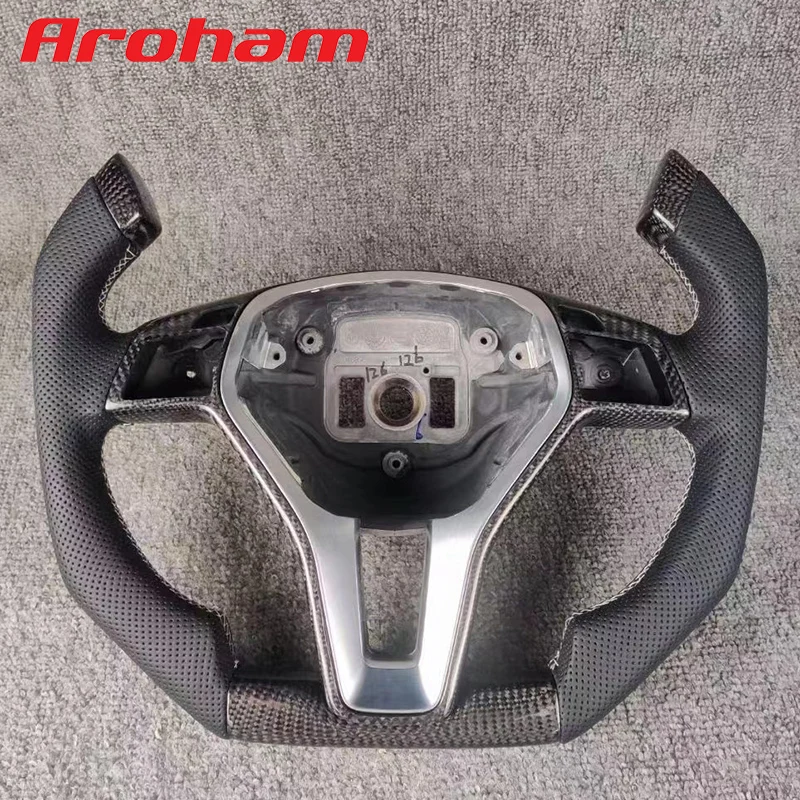 

Aroham Carbon Fiber Steering Wheel For Mercedes Benz W176 W246 C-Class W204 C117 C218 X218 W212 C207 A207 X156