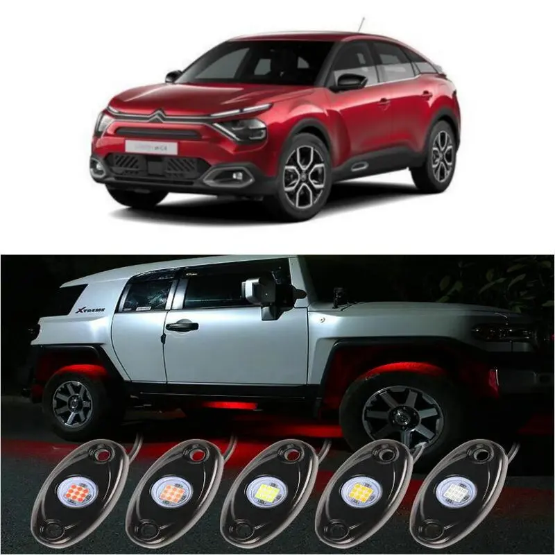 4Pc Accessori Per Auto Auto Led Chassis Light Per Citroen C4 C5 C3 C1 C2 C6 C8 Ami Berlingo C-Crosser C-Elysee