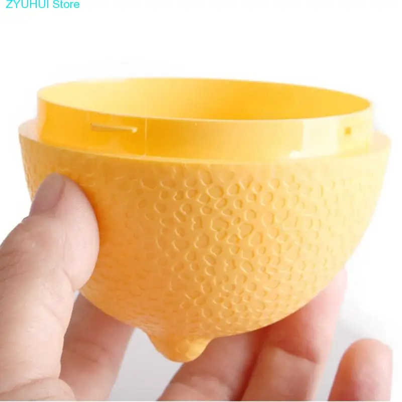 Creative Fresh Storage Box Lemon Lime Saver Plastic Container Holder Bulb Shaped Moist Assorted for Kitchen Refrigerator
