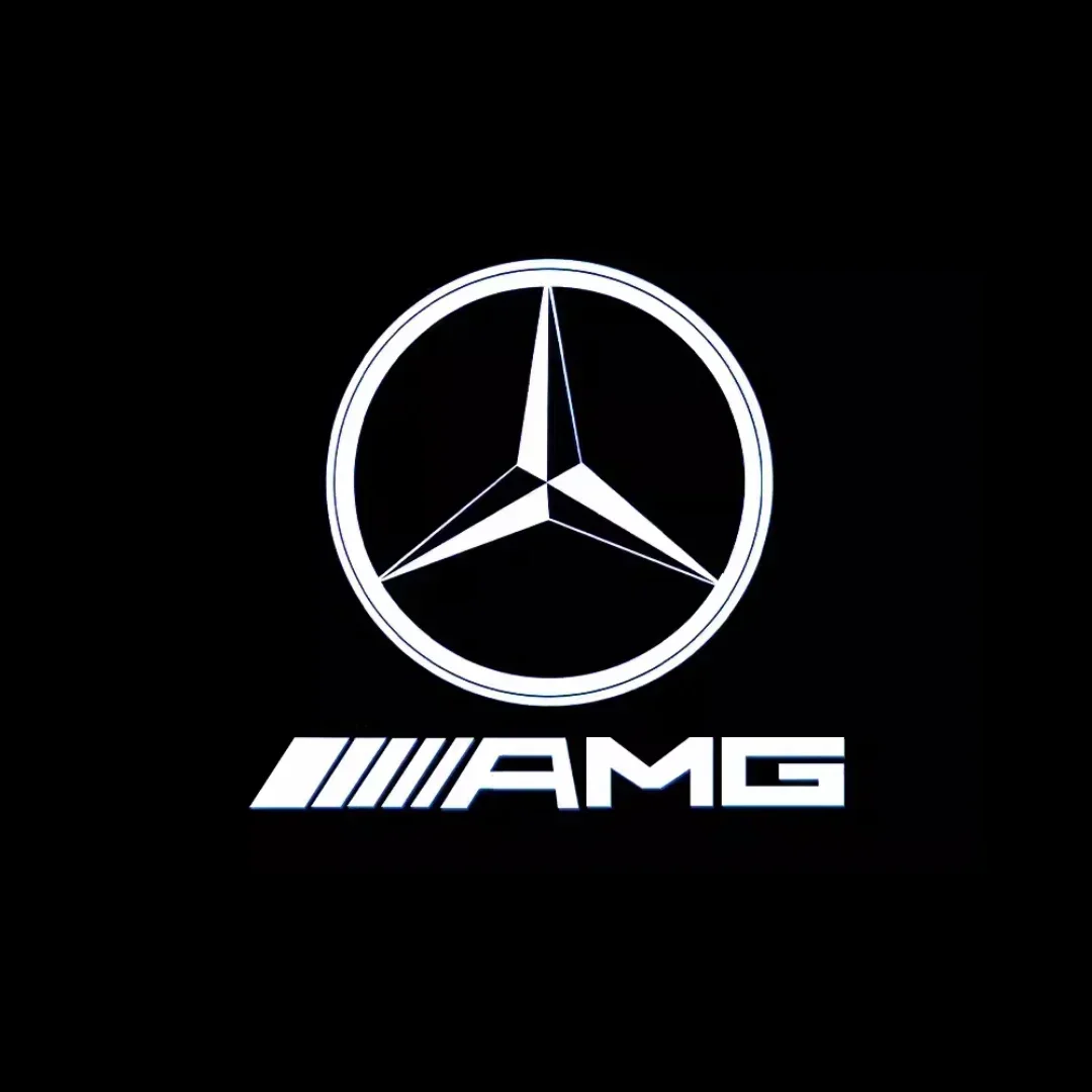 thumbnail image 1 of Lámpara de proyector de bienvenida para Mercedes Benz W205 W176 W246 W242 W212 S212 EABC Class, accesorios para coche, 2 luces LED para puerta de coche, 1 of 5
