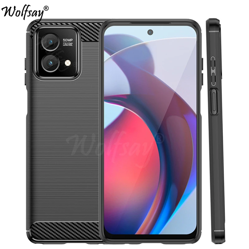 Silicon Carbon Fiber Protective Case Cover