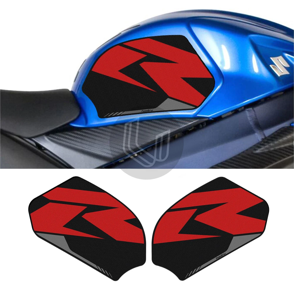 Motorcycle Tank Pad Protector Sticker Decal Anti-slip Gas Knee Grip Tank Traction Pad Side For SUZUKI GSXR600 GSXR750 2011-2016 gsxr600 gsxr750 2006 2007 motorcycle stickers anti slip fuel tank pad knee grip accessories for suzuki gsx r600 750 06 07
