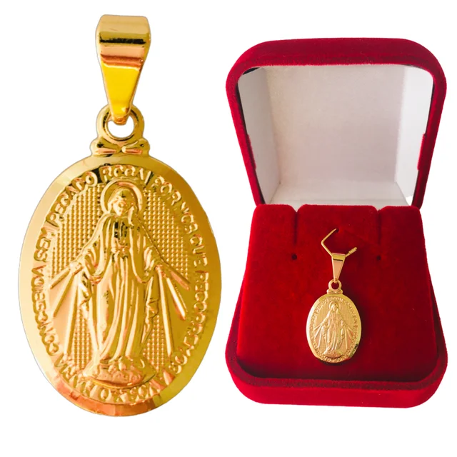 18k Gold Religious Medallions Clearance Wholesale