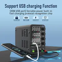 Jesverty DC Lab Power Supply 30V 60V 120V Adjustable Voltage Regulator Benchtop Switching Power Supply Preset Current On/Off - Image 4