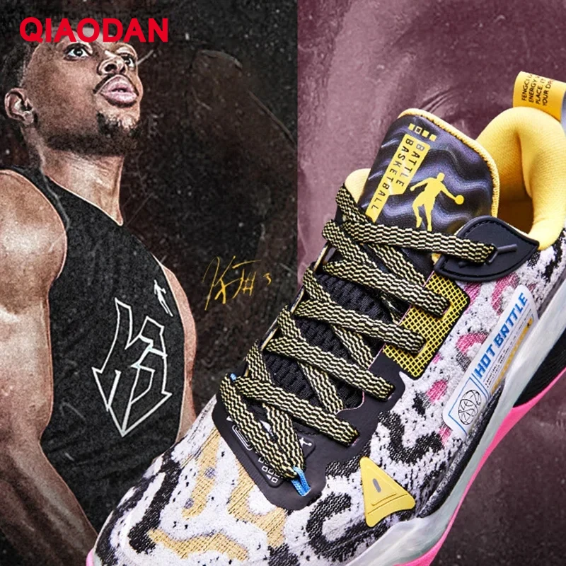 QIAODAN Professional Basketball Shoes Men 2023 Sharp Thorns 6 Kungfu Turbo Anti-Friction Athletic Fashion Sneakers AM13230101