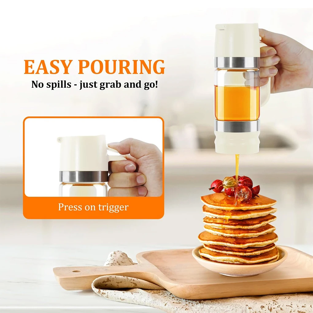 300ml Honey Dispenser Mess-Free Say Goodbye To Sticky Counters Ensuring Counter Does Not Drip Or Spill