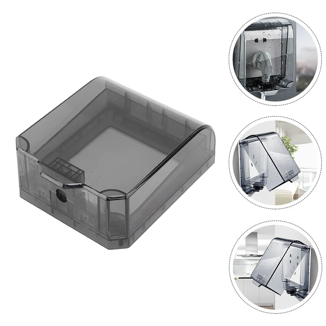 Boîtier De Protection Transparent Et Étanche Pour Prise De Courant,  Couvercle De Protection Pour Prise Électrique De Type 86 - Prises  Électriques - AliExpress