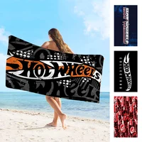Hot Wheels Microfiber Blanket Quick Drying Beach Towels Oversized Printing Super Absorbent Pool Towel Blanket 1