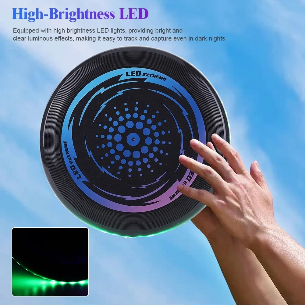 Disque Volant Lumineux Coloré,Ultimate Frisbeeavec 49 Lumi Res Led Ultimate Frisbee 496884