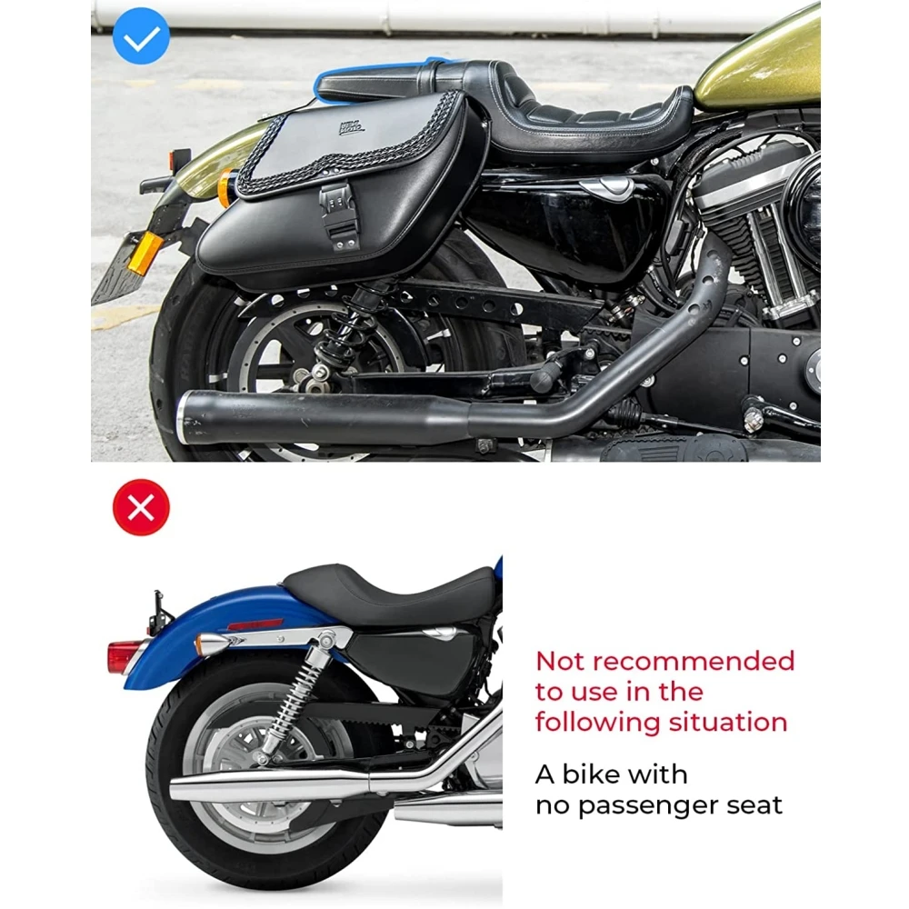 Saddle Bags Sacoche Harley Sportster 1200 Hard Saddlebags Fit For