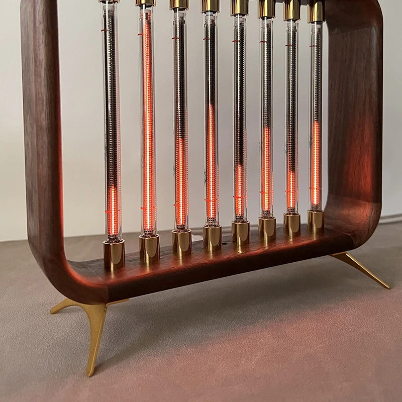 Retro IN13 Nixie Tube Spectrum Meter Pickup Atmosphere Light Voice Control True Glow Music Spectrum Rhythm Light 7-Segaments 4