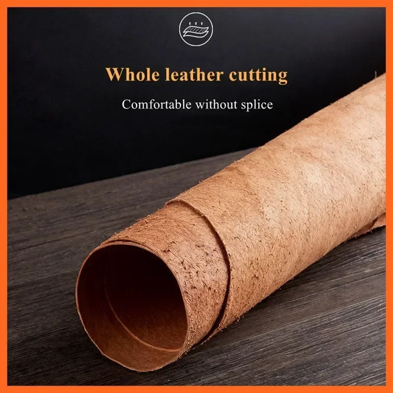 Cowhide Insoles for Men Shoes 1 Pair