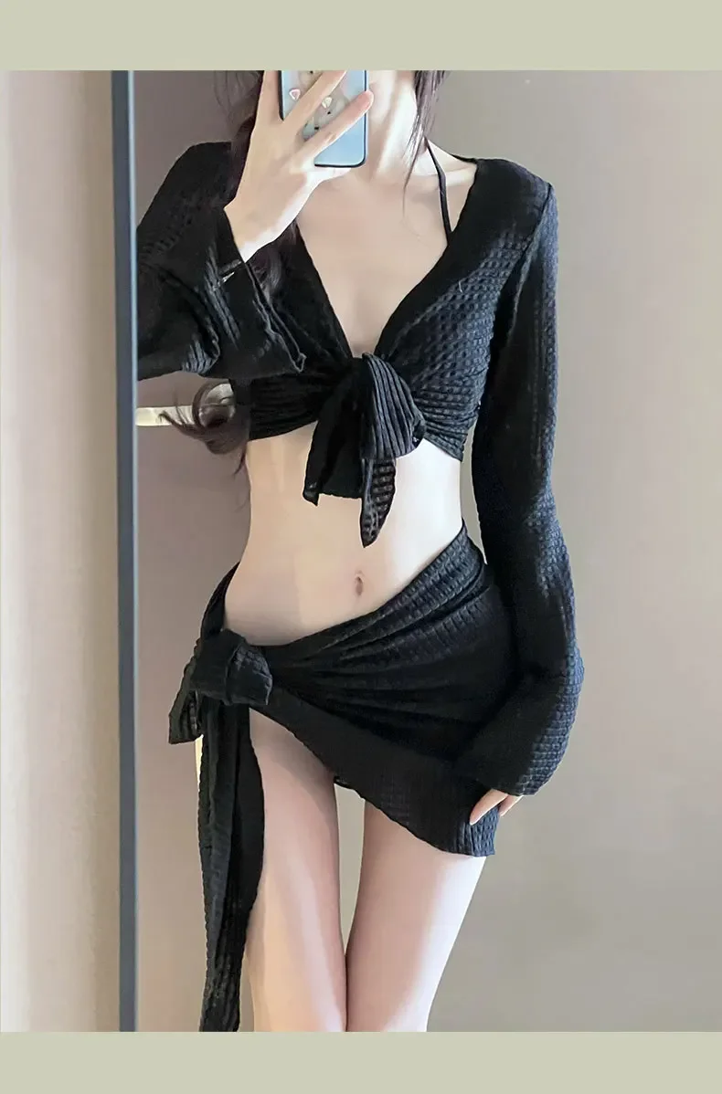 Costume da bagno con copricostume - Praticità dimostrata