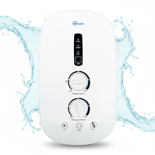 Chauffe-eau électrique instantané sans réservoir à faible consommation CE pour maison, camping-car, voiture, avec pompe DC, pour douche et bain 1