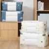Quilt Clothes Big Capacity Storage Bag Quilt Bedding Storage Closet Organizer Wardrobe Organizer Blanket Sorting Bags Dust-proof 6