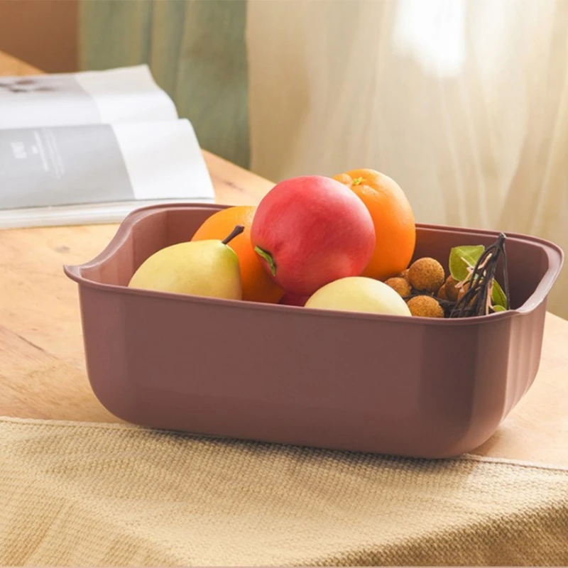 

High Quality PlasticTea Tray Fruit Cup Mug Utensil Drip Tray Holder Double Layer
