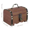 Piggy Bank for Adults Large Vintage Treasure Chest Bunny Toys Watch Kids Lockbox 2