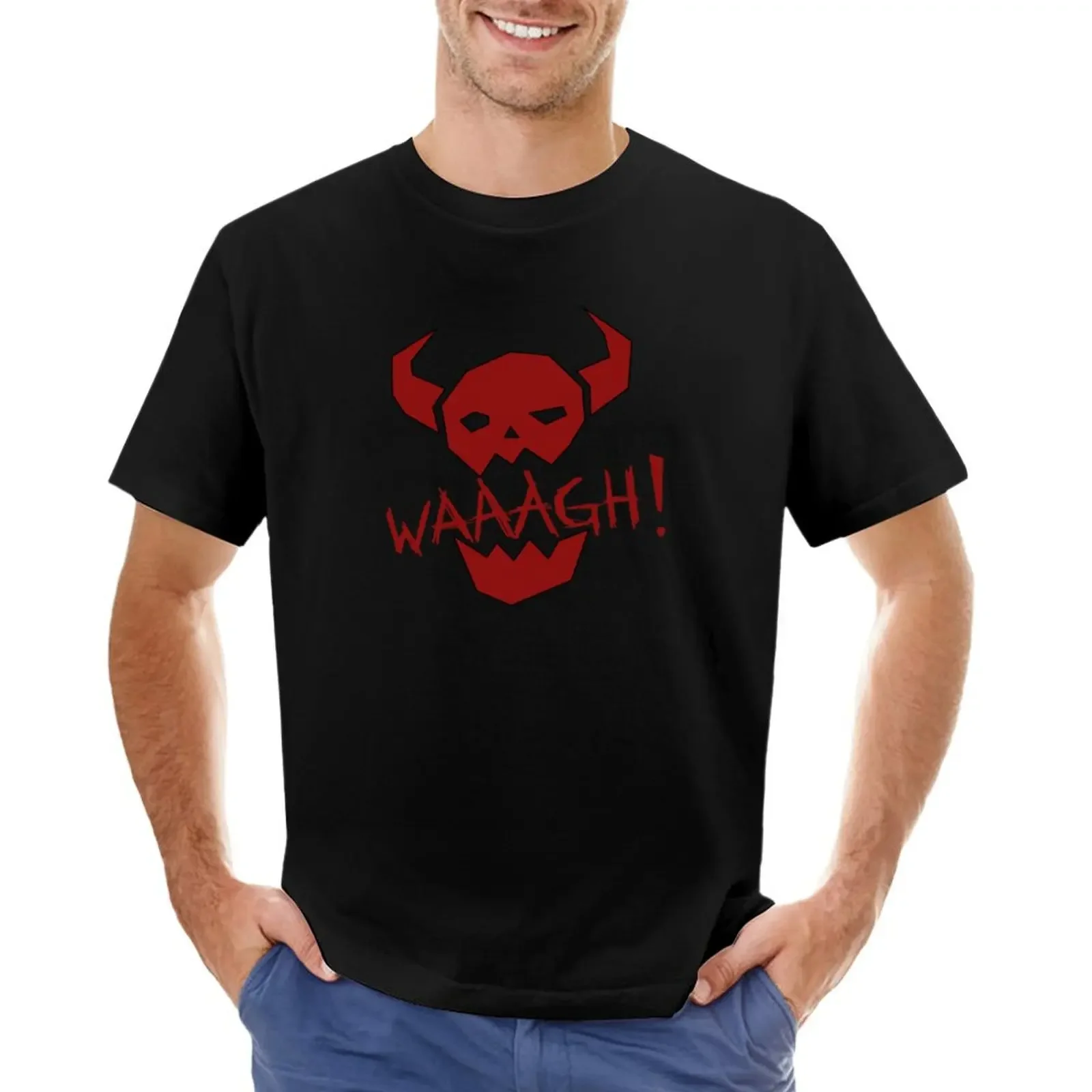 

Ork WAAAGH! T-shirt heavyweights tops for a boy mens graphic t-shirts funny