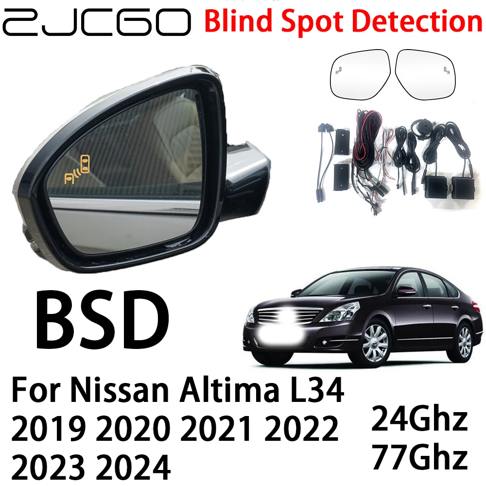 ZJCGO Car BSD Radar Warning System Blind Spot Detection Safety Driving Alert for Nissan Altima L34