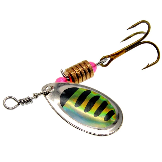 Spin Jig Metal Baits Spoon Fishing Lures Rotating Sequins 3.5g 5.3g Artificial  Bait Fishing Tackle Goods for Bass Trout Crappie - AliExpress