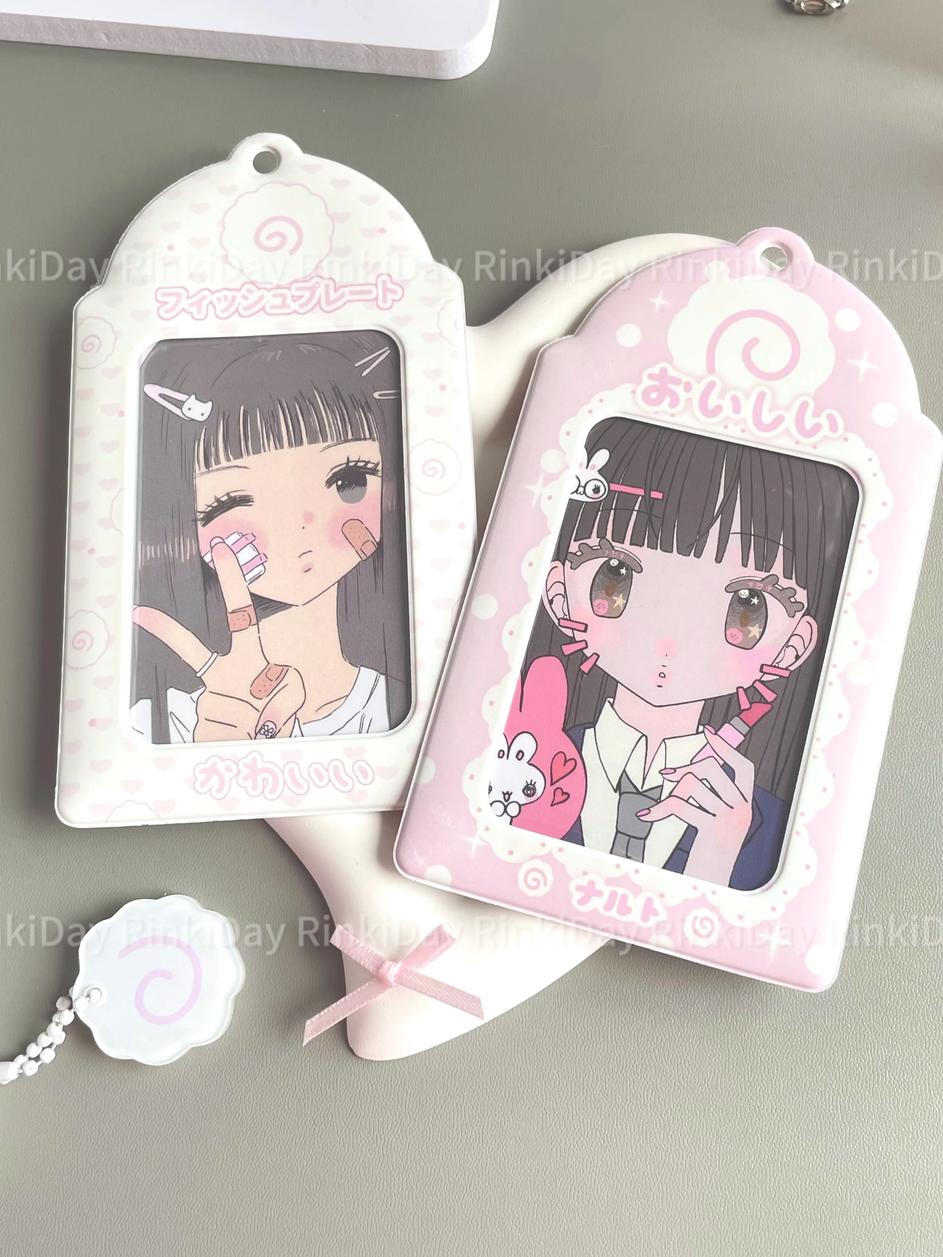 Kpop Binder Set Cute Photocard Collect Book 3inch Card Sleeve Korean Idol Photo Holder Book Heart Love Album
