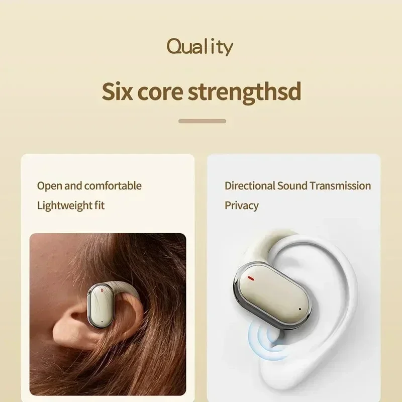 Wireless Bluetooth Ear Hanging Headphones Noise Reduction_voghion.com