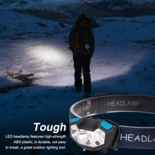 

Motion Induction LED Headlamp USB Rechargeable Flashlight Super Bright Fishing Head Light Lighting for Running Walking