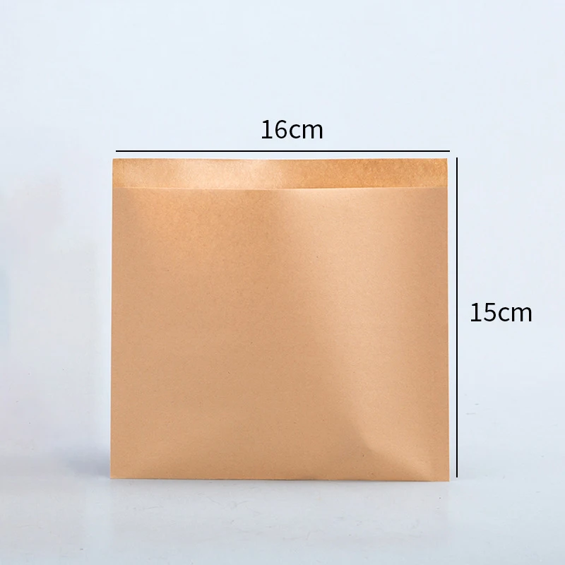 50/100 Pcs Sandwich Wrappers Oil-Proof Bags Party Favor Bag Envelopes Merchandise Bags For Snack Cookie Popcorn Disposable Paper 6