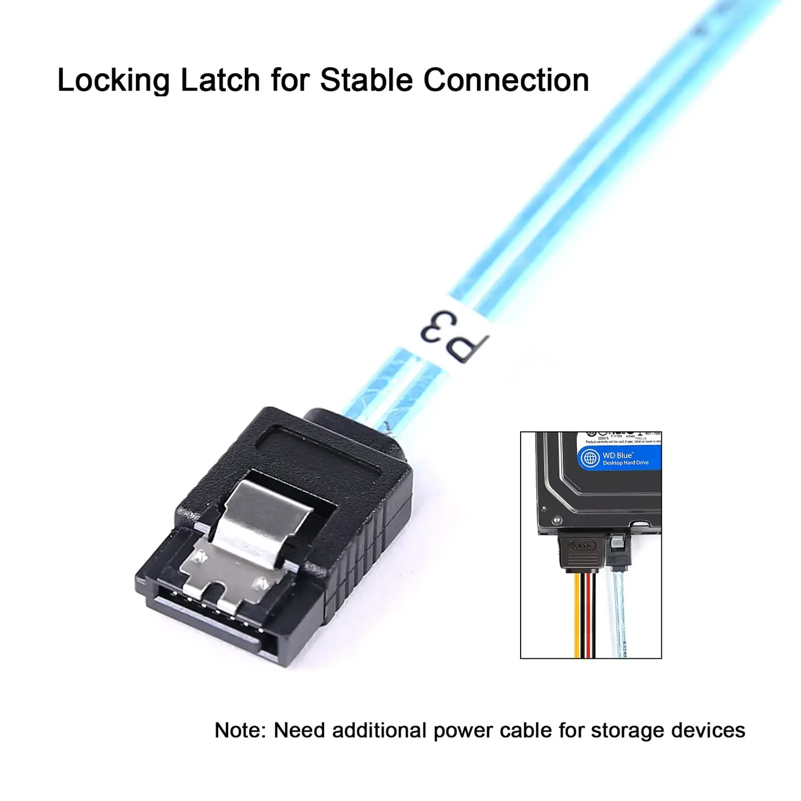 4/6/8 Pcs SATA Cable Set 4/6/8 Set SATA 3.0 Cable PC SATA Cabl SAS 7Pin 6Gbps Data Cable for Hard Disk SSD Drive NAS Server Host 6