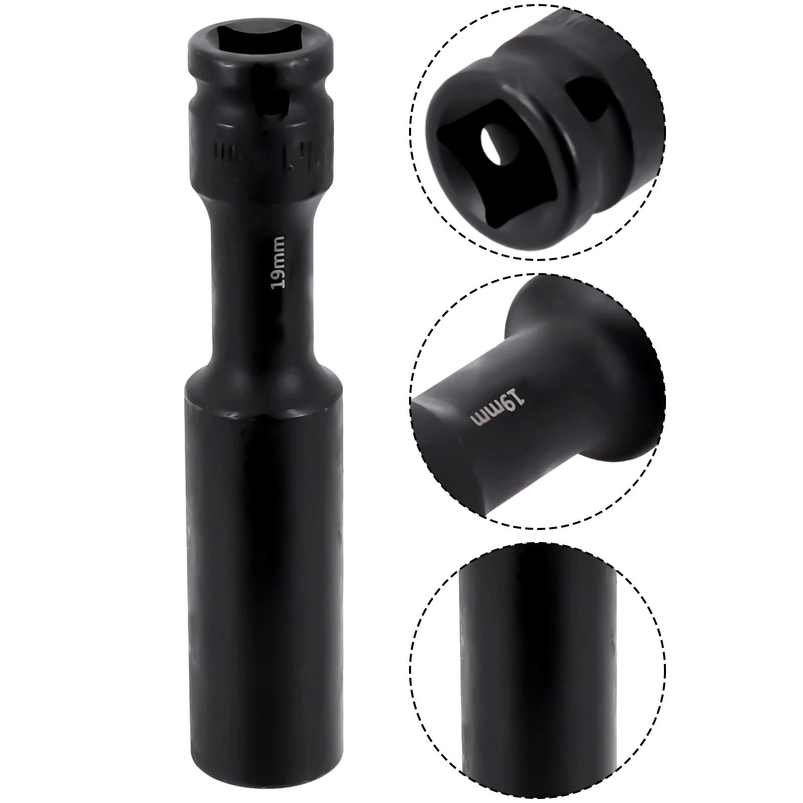 1/2 Stick Sockel Schlagschrauber Hex Buchse Kopf 8-24mm Adapter Spanner Konverter Düsen Mutter Fahrer Bit set Hand Werkzeuge – Detail 12