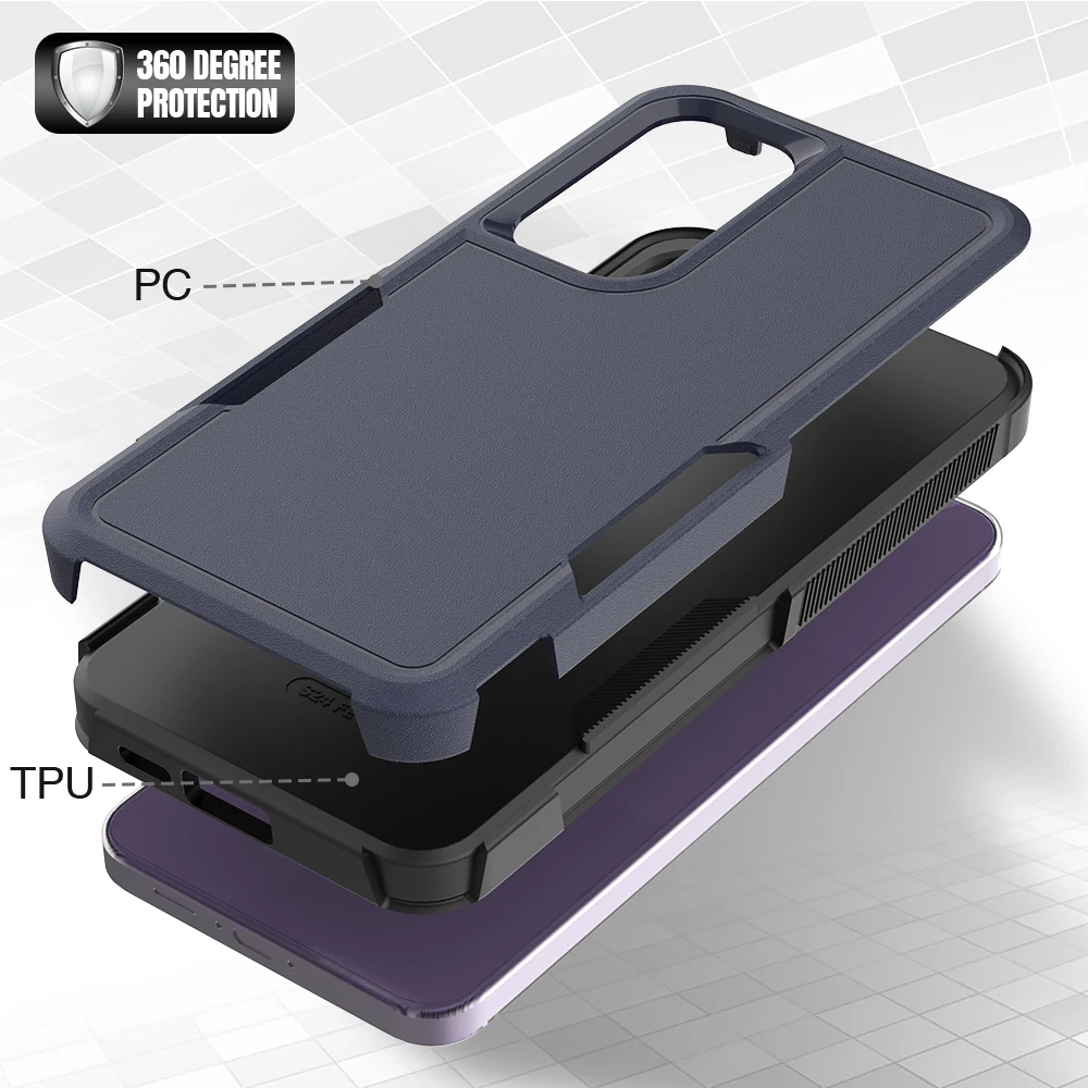 Premium Shockproof Hybrid Armor Phone Case - Dual Layer Protection