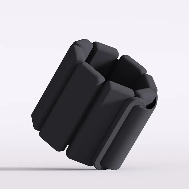 A Pair Sports Weight-bearing Bracelets Adjustable Wearable Wrist & Ankle Silicone Weights Bracelets for Running Training Fitness 6