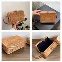 Handmade Rattan Crossbody Bag 3