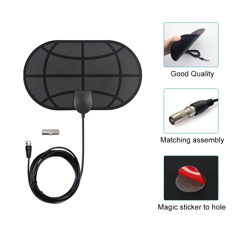 

ТВ-антенна 5000 миль, Цифровая HD-антенна для помещений, 4K Full HD каналы, 1080P, 4K, стандартное покрытие, ТВ-антенна