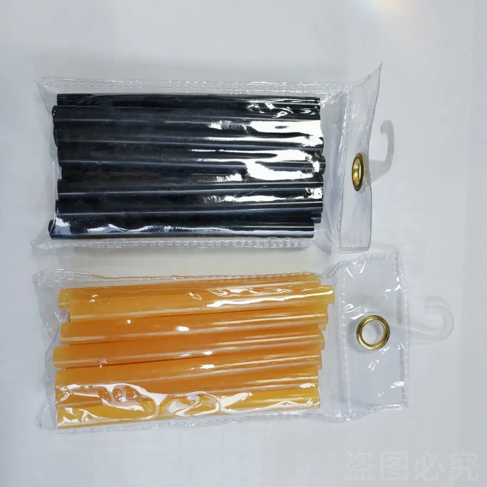 Hair Extension Glue Hair Extension Glue Stick Keratin Glue 12Pcs/Lot 0.7*10 cm Keratin Glue Hair Stickers fusion Glue 3 Colors for hair extensions