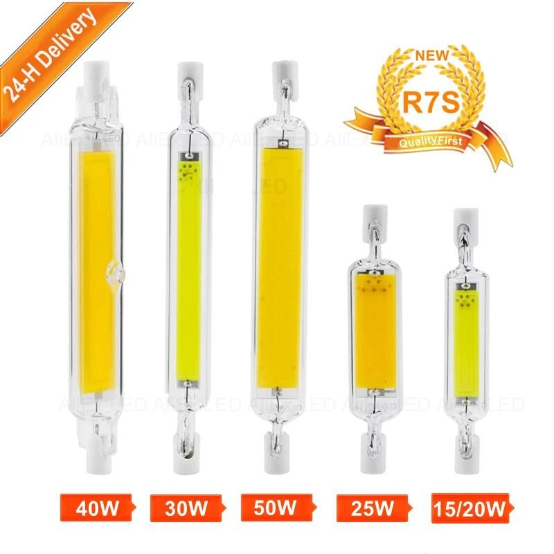 terug wastafel Schuur Led R7s Bulb J78 Replace Halogen Lamp | R7s Halogen J118 Led Dimmable - R7s  Led Glass - Aliexpress