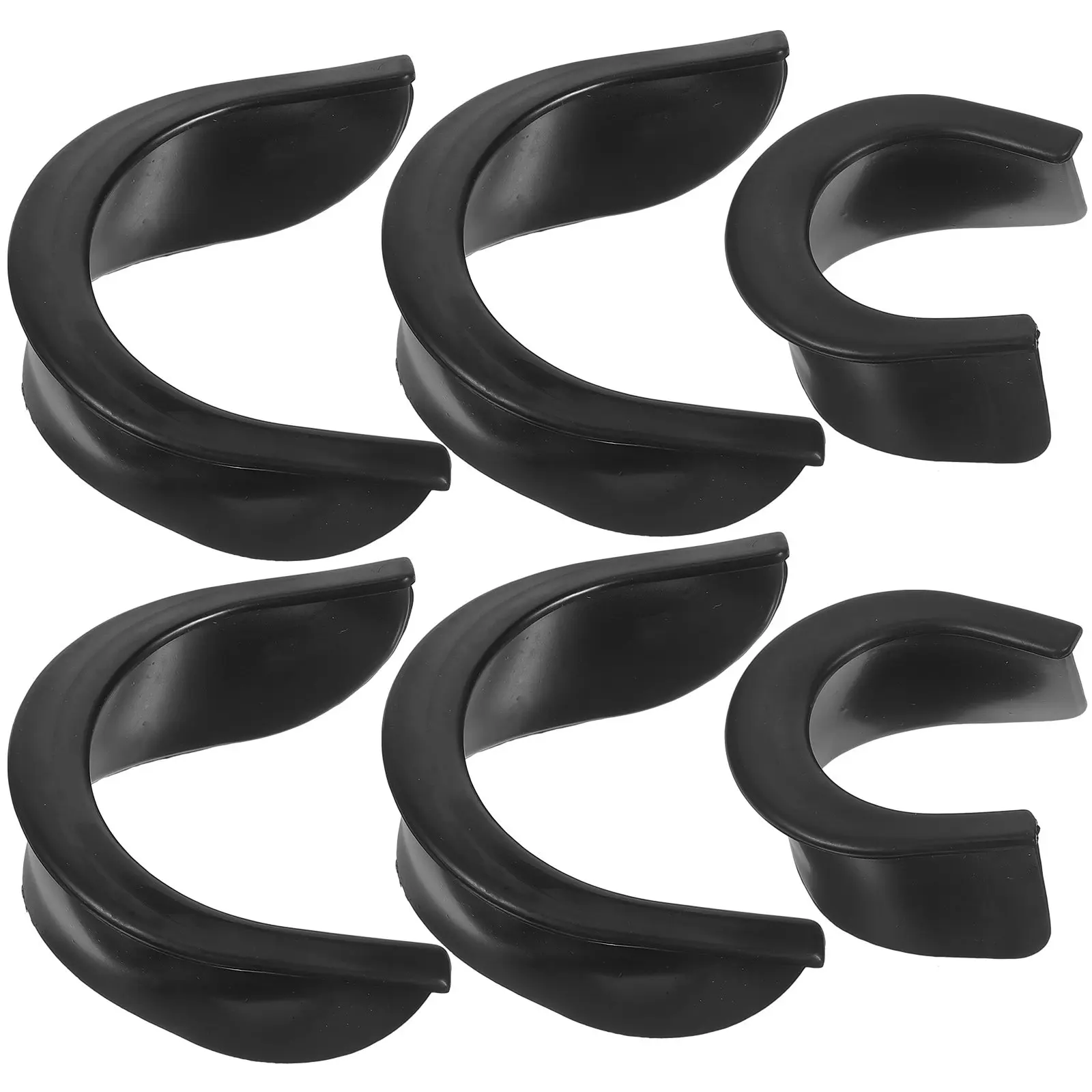 6Pcs 고품질 당구 포켓 라이너 표면 보호를 위한 견고한 당구대 라이너 즉각적인 테이블 개조 전문가용 일상용