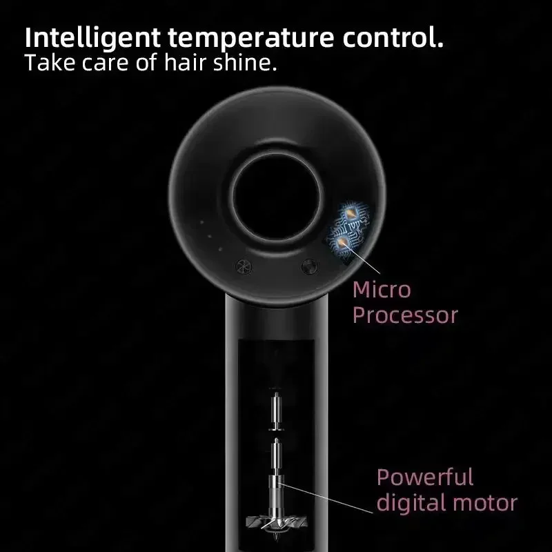 Professional Hair Dryer Hot Cold Wind Air Brush Negative Lonic Blow Dryer Strong Power 1500W 3th Gear Salon Tool