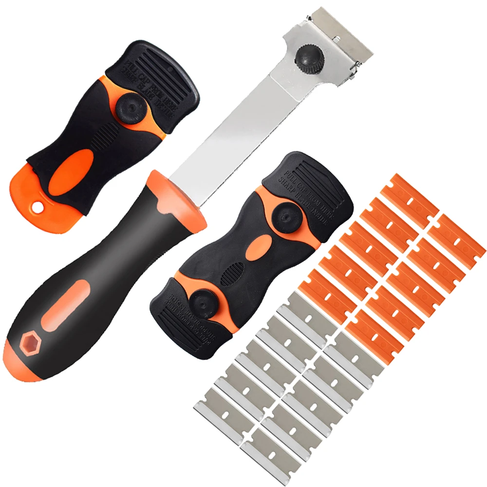 Glass & Ceramic Hob Scraper Oven Cooker Hob Cleaner Cleaning Scraper for Removing Wallpaper