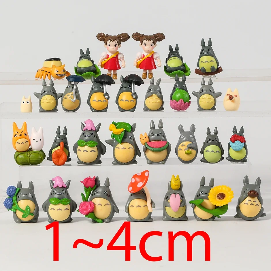 Totoro Miniature PVC Figure Collection Set - 30pc